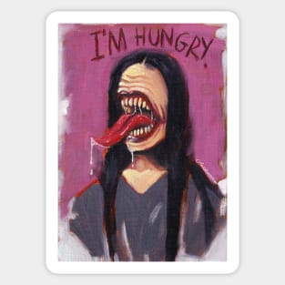 Ansekenamun - Horror artwork print Sticker